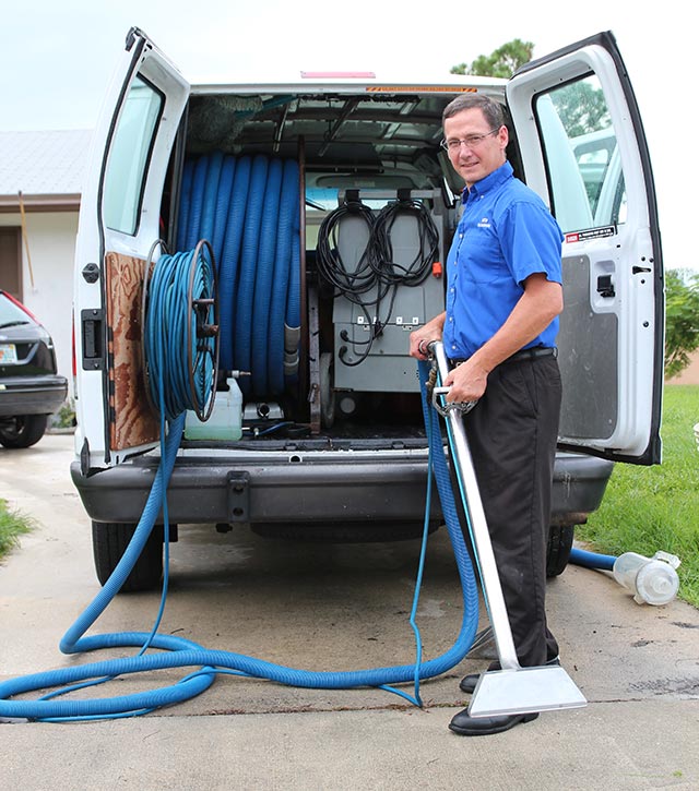 We Use A Professional Truck Mounted Steam Carpet Cleaning System